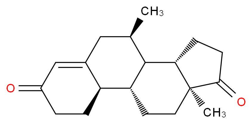 (7α,14β)-7-Methyl-estr-4-ene-3,17-dione_分子结构_CAS_436144-67-1)