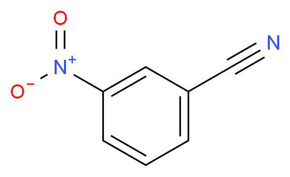 m-NITROBENZONITRILE_分子结构_CAS_619-24-9)