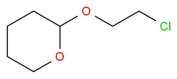 2-(2-chloroethoxy)oxane_分子结构_CAS_5631-96-9