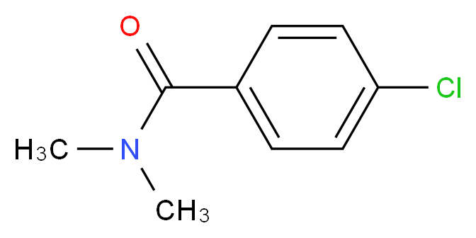 4-chloro-N,N-dimethylbenzamide_分子结构_CAS_14062-80-7