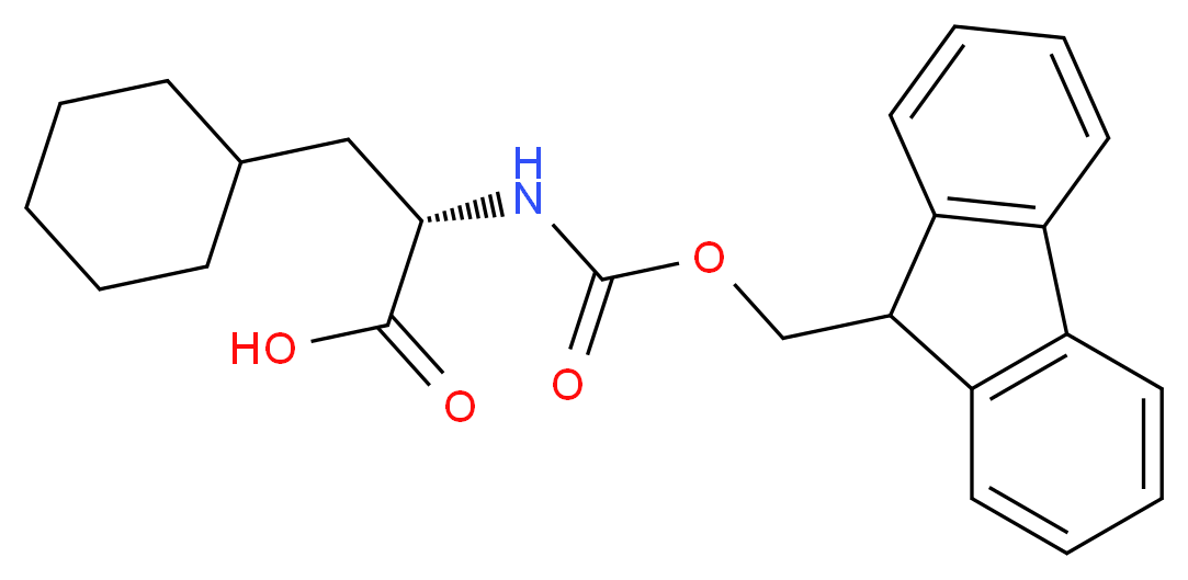 Fmoc-beta-cyclohexyl-L-alanine_分子结构_CAS_135673-97-1)