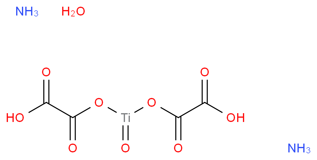 草酸氧钛铵 一水合物_分子结构_CAS_10580-03-7)