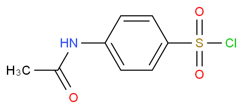 4-acetamidobenzene-1-sulfonyl chloride_分子结构_CAS_)