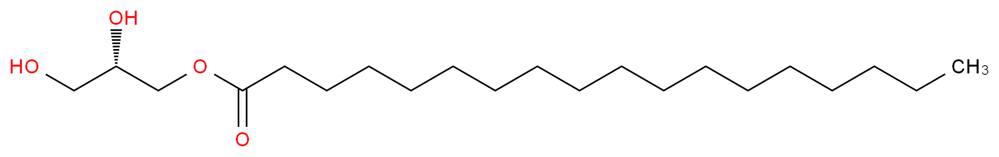 1-Stearoyl-sn-glycerol _分子结构_CAS_22610-61-3)