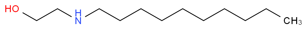 2-(decylamino)ethan-1-ol_分子结构_CAS_15196-28-8