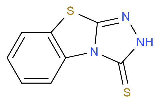 2H-Benzo[4,5]thiazolo[2,3-c][1,2,4]triazole-3-thione_分子结构_CAS_6957-85-3)