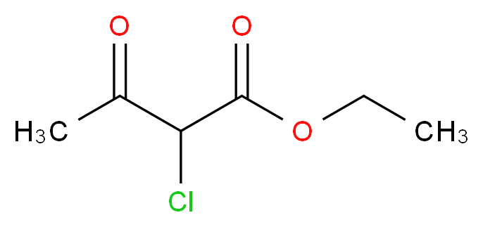 Ethyl 2-chloroacetoacetate_分子结构_CAS_609-15-4)