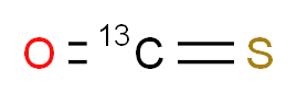 羰基硫-13C_分子结构_CAS_6142-96-7)