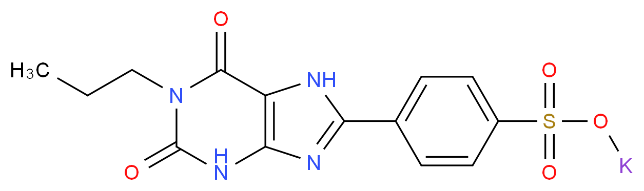 PSB 1115 potassium salt hydrate_分子结构_CAS_409344-71-4(anhydrous))