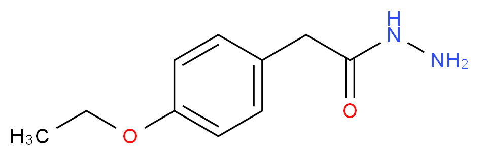 2-(4-ethoxyphenyl)acetohydrazide_分子结构_CAS_61904-55-0