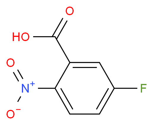 5-Fluoro-2-nitrobenzoic acid_分子结构_CAS_320-98-9)