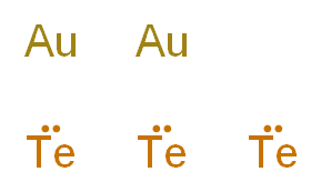 digold tritellanylidene_分子结构_CAS_12006-67-6