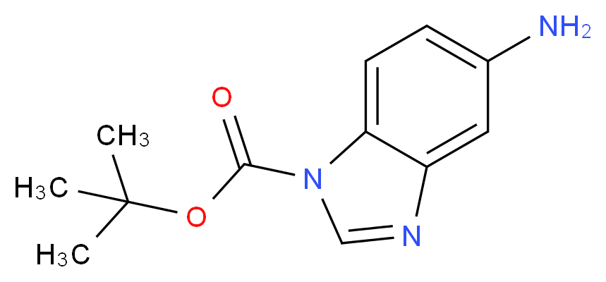 5-AMINO-1-BOC-BENZIMIDAZOLE_分子结构_CAS_297756-31-1)