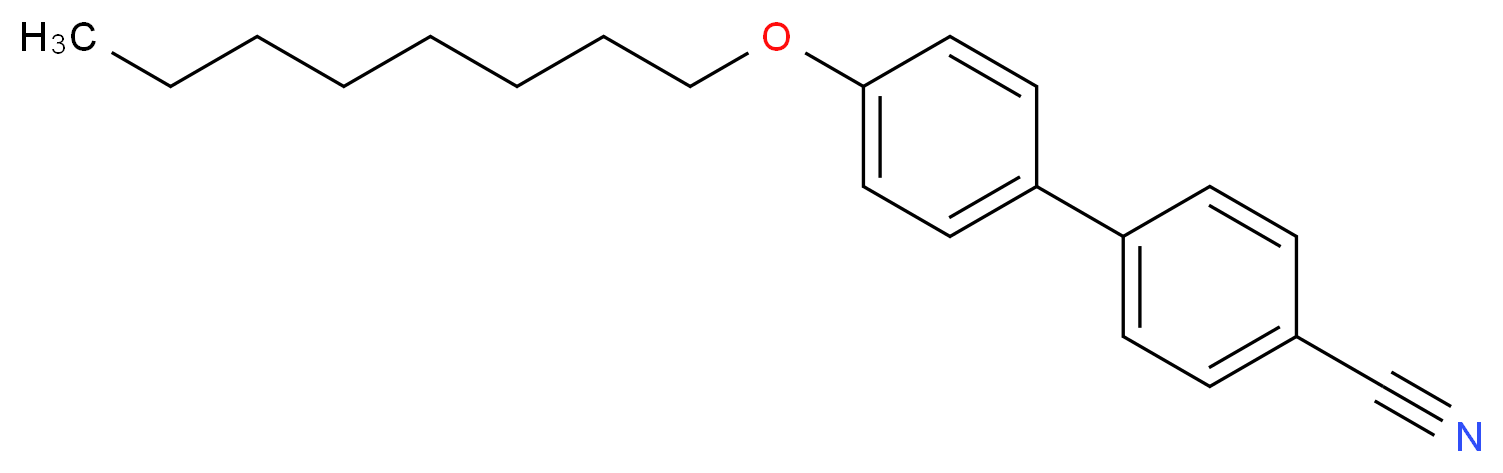 4'-(OCTYLOXY)-4-BIPHENYLCARBONITRILE_分子结构_CAS_52364-73-5)