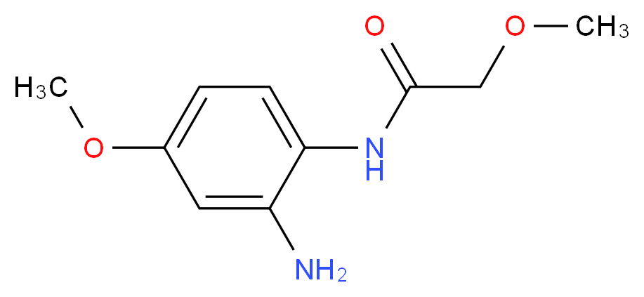 N-(2-amino-4-methoxyphenyl)-2-methoxyacetamide_分子结构_CAS_926248-15-9