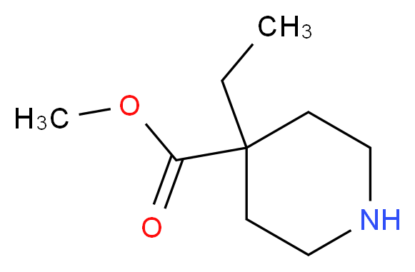 methyl 4-ethyl-4-piperidinecarboxylate_分子结构_CAS_1206228-66-1)