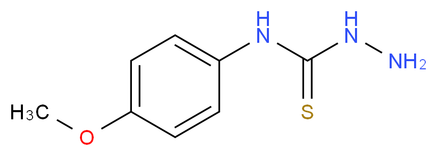 4-(4-Methoxyphenyl)-3-thiosemicarbazide_分子结构_CAS_40207-03-2)