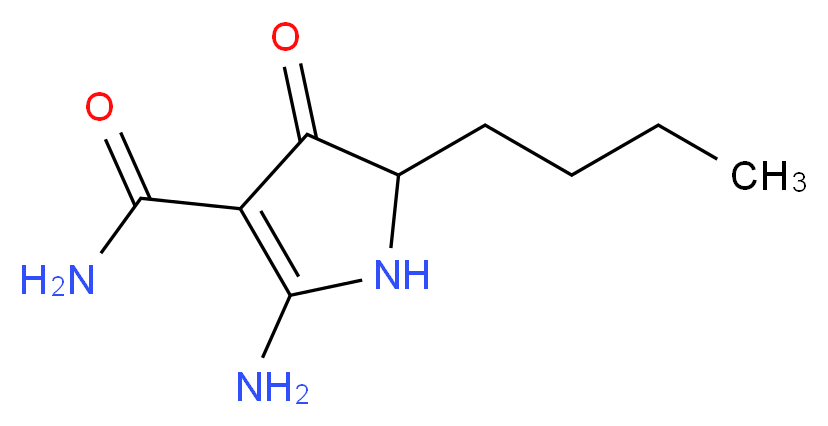 2-amino-5-butyl-4-oxo-4,5-dihydro-1H-pyrrole-3-carboxamide_分子结构_CAS_)