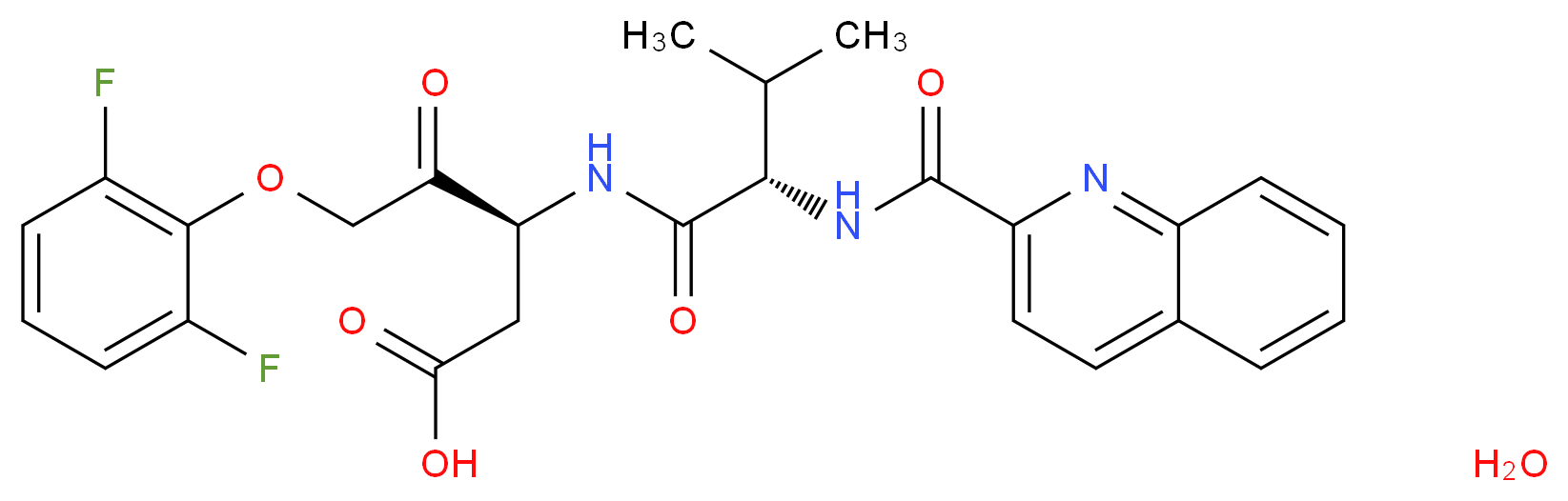 Q-VD-OPh hydrate_分子结构_CAS_1135695-98-5(anhydrous))