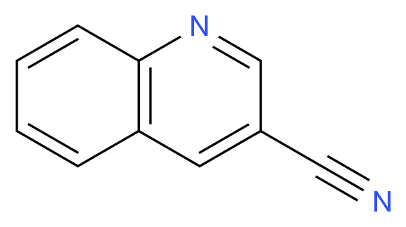 quinoline-3-carbonitrile_分子结构_CAS_)