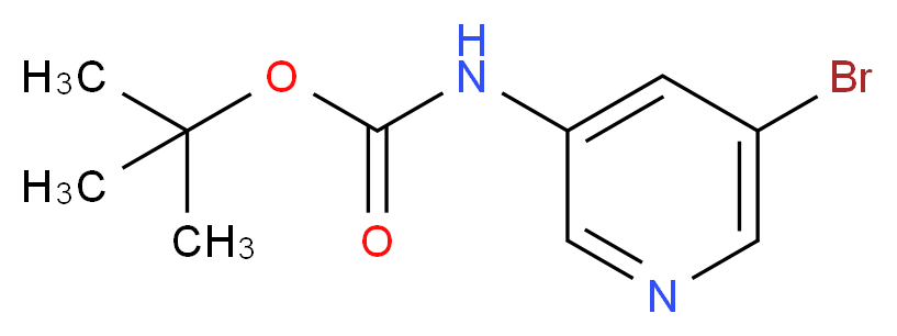 (5-Bromo-pyridin-3-yl)-carbamic acid tert-butyl ester_分子结构_CAS_361550-43-8)