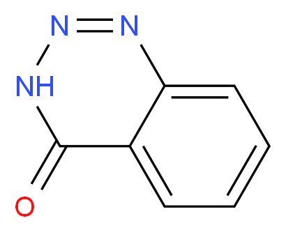 3,4-dihydro-1,2,3-benzotriazin-4-one_分子结构_CAS_90-16-4
