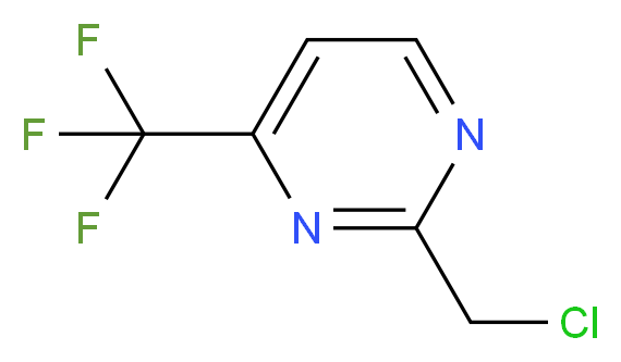 2-(chloromethyl)-4-(trifluoromethyl)pyrimidine_分子结构_CAS_944905-91-3