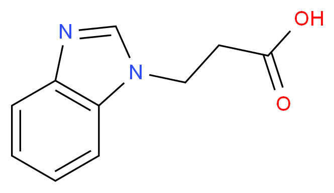 3-(1H-Benzimidazol-1-yl)propanoic acid hydrochloride_分子结构_CAS_)