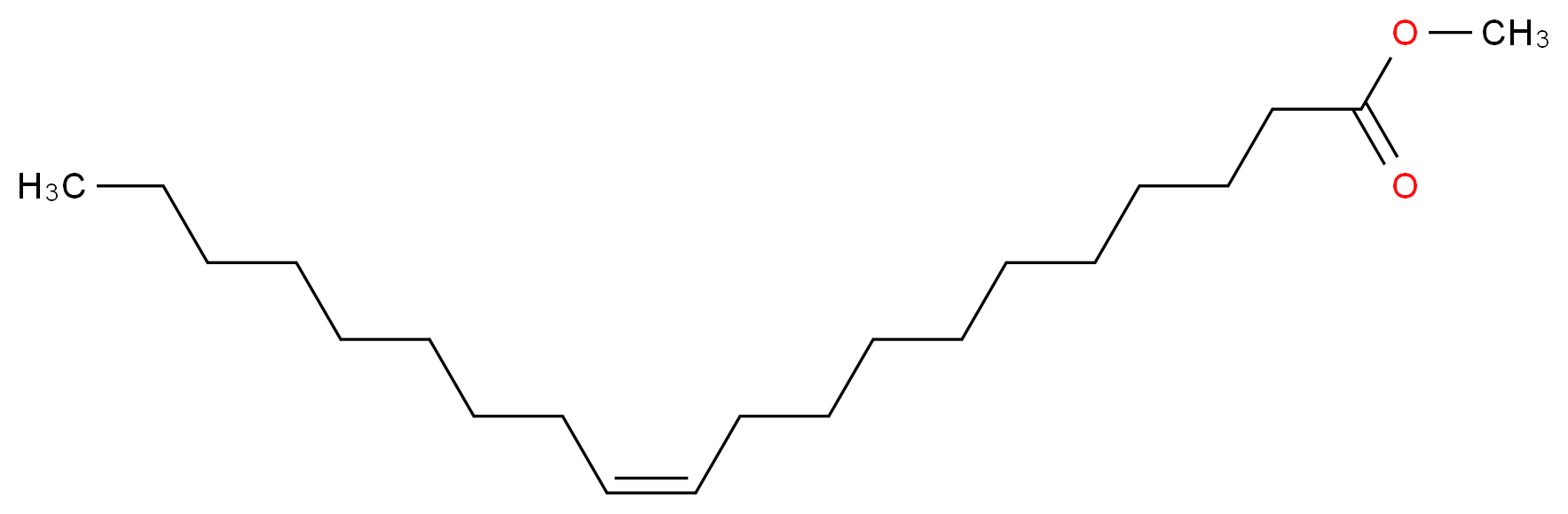 methyl (11Z)-icos-11-enoate_分子结构_CAS_2390-09-2