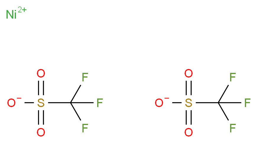 Nickel(II) trifluoromethanesulfonate_分子结构_CAS_60871-84-3)