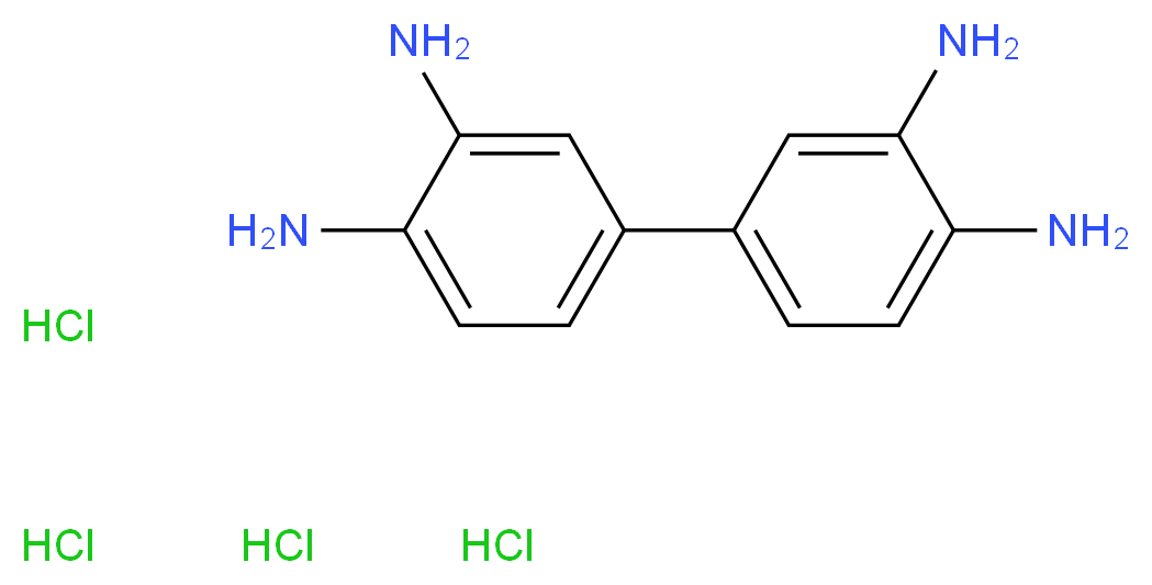 3,3′-Diaminobenzidine tetrahydrochloride_分子结构_CAS_)