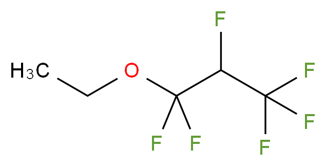 1-ethoxy-1,1,2,3,3,3-hexafluoropropane_分子结构_CAS_380-34-7