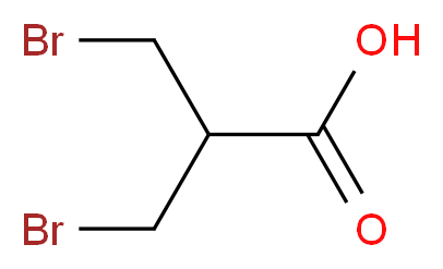 3-bromo-2-(bromomethyl)propanoic acid_分子结构_CAS_)