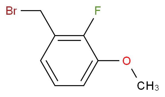 1-(bromomethyl)-2-fluoro-3-methoxybenzene_分子结构_CAS_447463-56-1