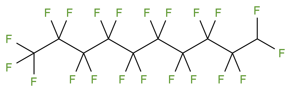 1H-Perfluorodecane 98%_分子结构_CAS_375-97-3)