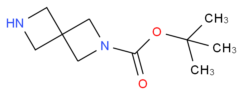 tert-butyl 2,6-diazaspiro[3.3]heptane-2-carboxylate_分子结构_CAS_1041026-70-3