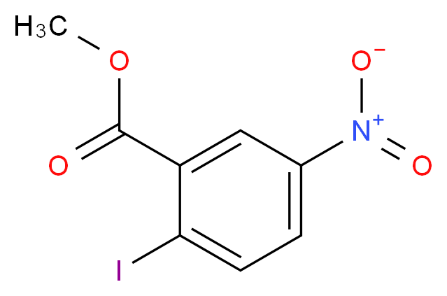 methyl 2-iodo-5-nitrobenzoate_分子结构_CAS_112239-00-6