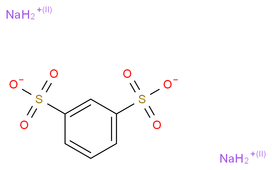 disodium benzene-1,3-disulfonate_分子结构_CAS_831-59-4