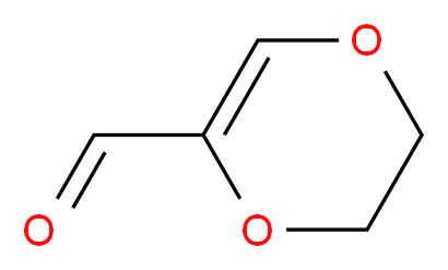 5,6-dihydro-1,4-dioxine-2-carbaldehyde_分子结构_CAS_59518-69-3