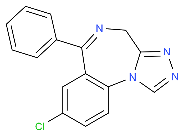 Estazolam_分子结构_CAS_29975-16-4)