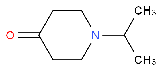 1-Isopropyl-4-piperidone_分子结构_CAS_5355-68-0)