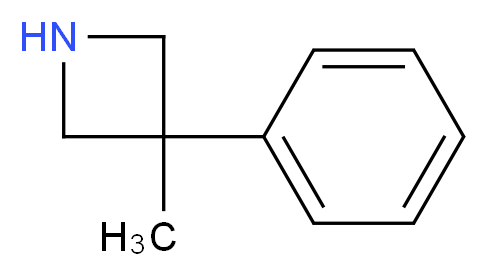 3-Methyl-3-phenylazetidine _分子结构_CAS_5961-33-1)