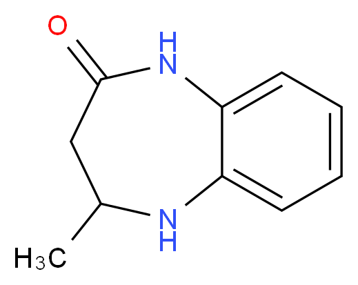 4-Methyl-1,3,4,5-tetrahydro-2H-1,5-benzodiazepin-2-one_分子结构_CAS_3967-01-9)