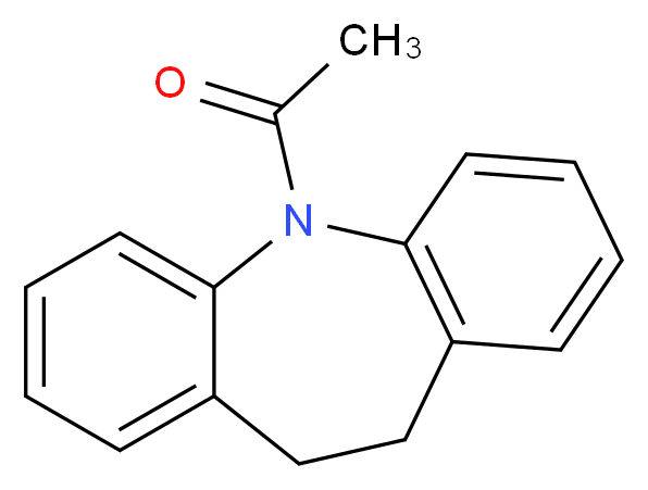 5-乙酰基亚氨基二苄_分子结构_CAS_13080-75-6)