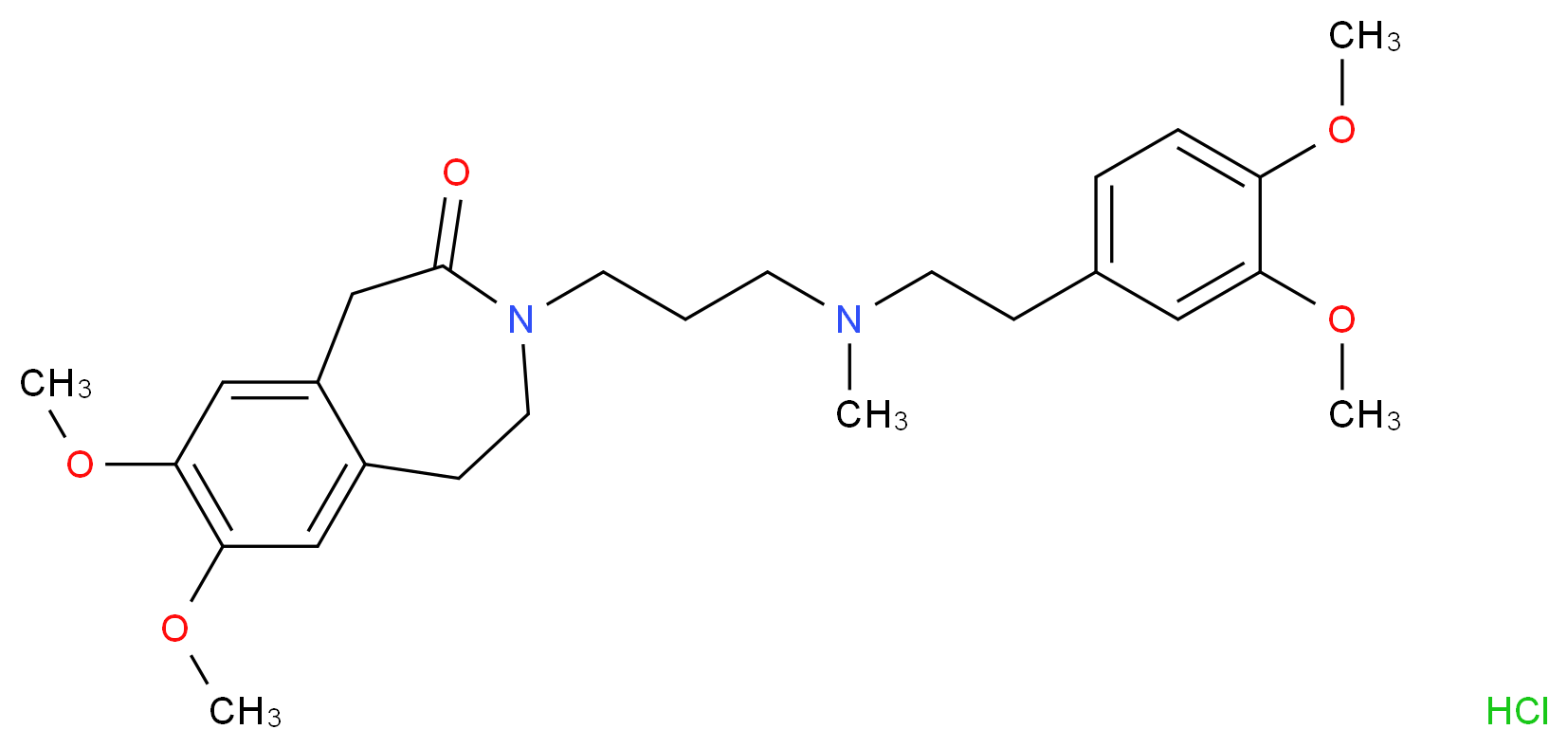 Zatebradine hydrochloride_分子结构_CAS_91940-87-3)