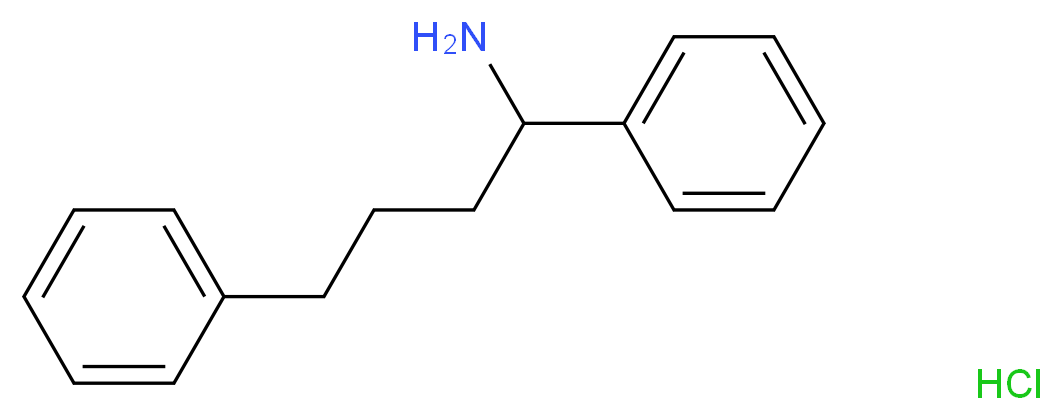 1,4-diphenylbutan-1-amine hydrochloride_分子结构_CAS_74533-88-3