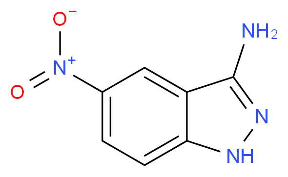 5-Nitro-1H-indazol-3-amine_分子结构_CAS_41339-17-7)