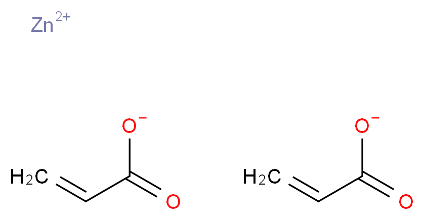 zinc(2+) ion bis(prop-2-enoate)_分子结构_CAS_14643-87-9