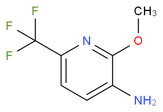 2-methoxy-6-(trifluoromethyl)pyridin-3-amine_分子结构_CAS_944900-09-8