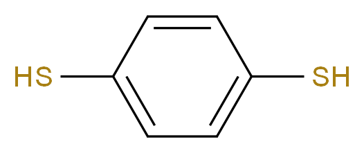 benzene-1,4-dithiol_分子结构_CAS_624-39-5